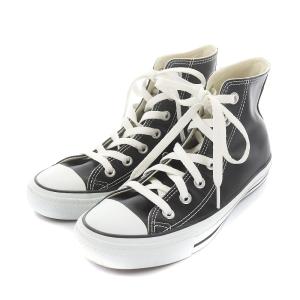 CONVERSE チャックテイラー LEA ALL STAR HI ハイカットスニーカー レザー US4.5 23.5cm ブラック 1B908