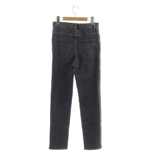 UNITED ARROWS スリム ストレッチ ブラックデニムパンツ ジーンズ スキニー 38 黒 ブラック