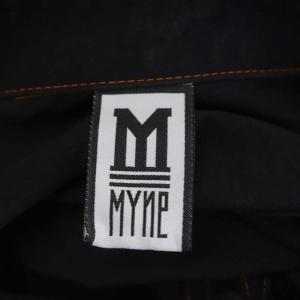 MIHARA YASUHIRO × マイン MYne CLEAR PKT SHIRT シャツ 長袖 M 黒 オレンジ ブラック