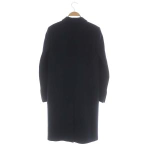 GUCCI 455739 チェスターコート ロング アウター ウール 40 ネイビー