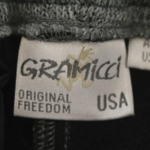 GRAMiCCi BONDING KNIT FLEECE NARROW RIB PANT パンツ ニット ジョガー ジッパーフライ S グレー