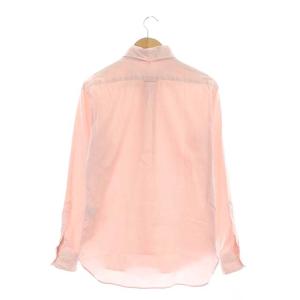 SCYE BASICS ロゴ刺繍 BD シャツ ボタンダウン 長袖 38 ピンク