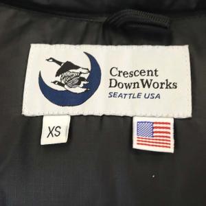 Crescent Down Works ドゥーズィエムクラス取扱い 21AW ダウンベスト ジップアップ XS ブラック