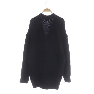 Acne Studios ニットVネックカーディガン アルパカ XS 紺 ネイビー