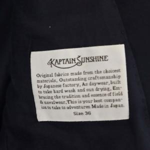 KAPTAIN SUNSHINE 21AW Semi Hand Doublebreasted Blazer ジャケット 6B 36
