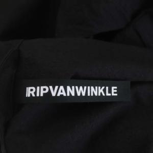 RIPVANWINKLE 22SS フライト ベスト プルオーバー ジップ M 黒 ブラック