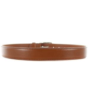 Alden スクエアバックル レザー ベルト 30-75 茶色 ブラウン