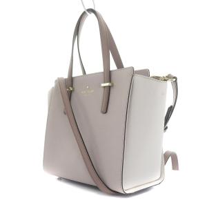 kate spade new york シダーストリート ハンドバッグ ショルダーバッグ 2WAY レザー バイカラー 紫 パープル PXRU5491