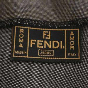 FENDI ノースリーブトップス カットソー プリント プルオーバー I42 グレー ダークグレー ピンク