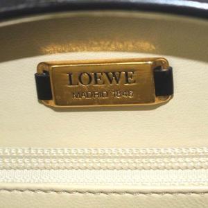 LOEWE ハンドバッグ アナグラム レザー ブラック