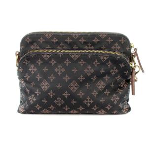 russet ショルダーバッグ モノグラム ナイロン グレー 紫 パープル