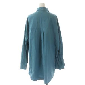 EVERYDAY I LIKE 22SS Wide Wash shirt シャツ オーバーサイズ 長袖 ターコイズブルー