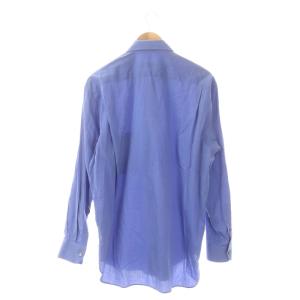 Salvatore Ferragamo コットン 長袖シャツ ワイシャツ 16 41 青 ブルー