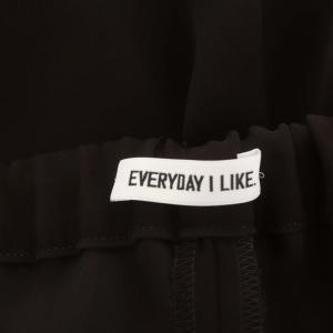 EVERYDAY I LIKE イージー フレアパンツ センタープレス 34 ダークブラウン