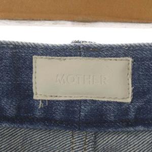 MOTHER THE NEAT CUFF ANKLE FRAY カットオフ デニムパンツ ジーンズ ボタンフライ 29 青 ブルー