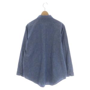 MADISONBLUE HAMPTON CHAMBRAY SHIRT 長袖 コットン オーバーサイズ 00 ブルー