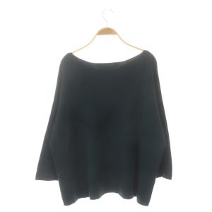 L'Appartement WOOL KNIT P/O ウール ニット プルオーバー セーター ボートネック 長袖 ダークグリーン 深緑