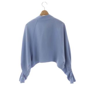 Ameri VINTAGE 22SS OTONA SHORT JACKET ジャケット ショート丈 総裏地 S 水色 ライトブルー
