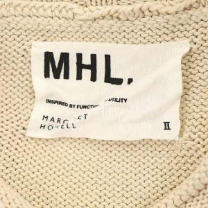 MHL. コットンニット カットソー 長袖 2 ベージュ