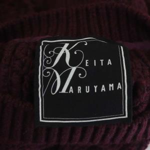 KEITA MARUYAMA 編みレースタートルネックニット セーター 長袖 ウール 1 紫 パープル