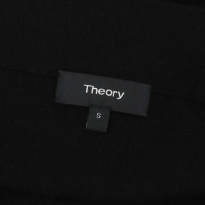 Theory 21SS COMPACT CREPE FRONT FRLAP SKIRT タイトスカート ロング ミモレ ニット S 黒 ブラック