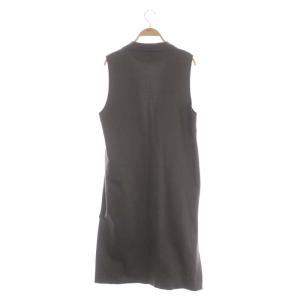 TOMORROWLAND 21SS オーガニックコットン ロングジレ 36 グレージュ