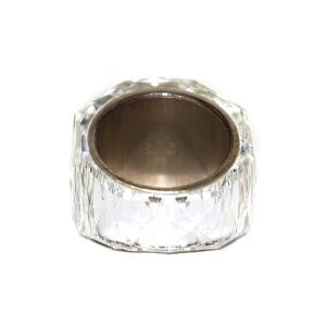 SWAROVSKI Nirvana Indian Sapphire リング 指輪 クリスタル 55 15号 シルバー クリア 846391