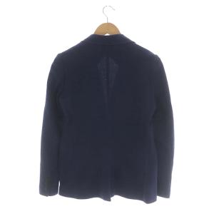 POLO RALPH LAUREN テーラードジャケット 鹿の子 2B 背抜き 6 紺 ネイビー