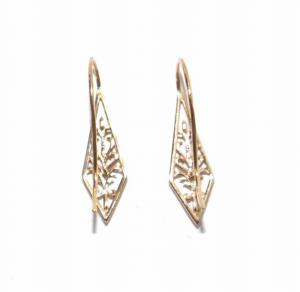 agete ピアス ボタニカル K10 ゴールド アクセサリー ジュエリー