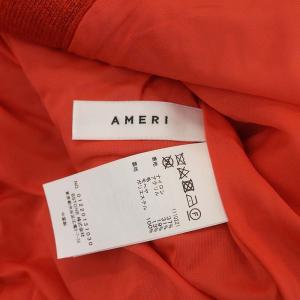Ameri VINTAGE 22AW 2WAY MOHAIR SHAGGY KNIT ニット カーディガン 総裏地 クルーネック F レッドオレンジ