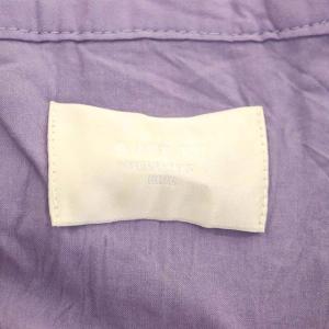 Ameri VINTAGE MEDI CRUMPLE COTTON LACE DRESS ワンピース ロング マキシ丈 九分袖 紫 パープル