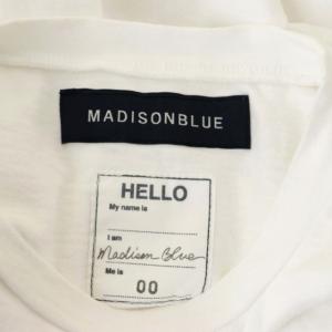 MADISONBLUE HELLO CREW NECK TEE プリント 00 ホワイト