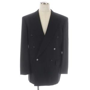 BALMAIN スーツ セットアップ 上下 2点セット ジャケット ダブル テーラード パンツ ストレート スラックス 黒 ブラック