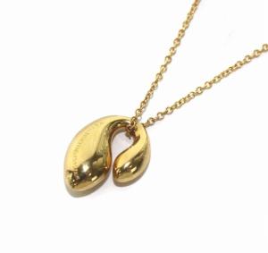 TIFFANY&Co. エルサペレッティ ダブルティアドロップ ネックレス 750 ゴールドカラー