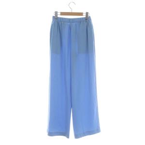 Theory 22SS Powder Crepe Wide Pull On N 2 ワイド プルオンパンツ イージー P ライトブルー