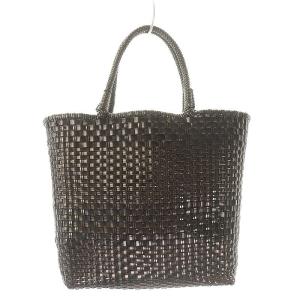 ANTEPRIMA イントレッチオ スモール ワイヤーバッグ ハンドバッグ PVC 格子編み ブラック