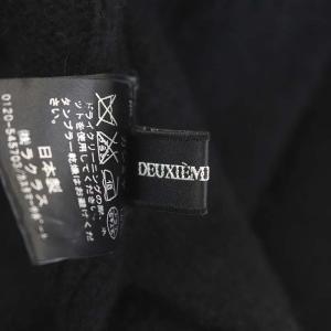 Deuxieme Classe カシミヤニットポンチョ セーター プルオーバー 黒 ブラック