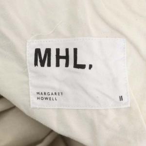 MHL. 23SS ボタンフライ チノパンツ ストレート ワイド 2 ライトベージュ