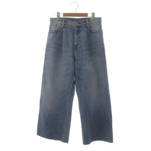 23SS タックバギーデニムパンツ ジーンズ 36 青 ブルー
