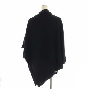 L'Appartement 21AW Cashmere P/O ポンチョ ニット カシミヤ 変形 イレギュラーヘム 黒 ブラック