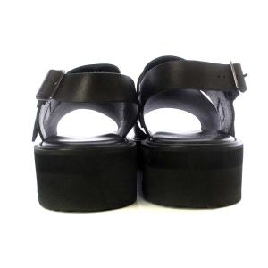 foot the coacher OPEN TOE SANDALS GLOXI CUT THICK SOLE 25.5cm ブラック