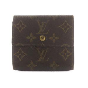 モノグラム ポルトモネ ビエ カルトクレディ 三つ折り財布 PVCキャンバス ロゴ 茶 ブラウン M61652