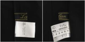 Leilian ボレロ カーディガン 七分袖 黒 ブラック