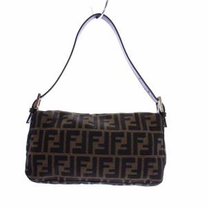 FENDI マンマバケット ハンドバッグ ズッカ柄 ブラウン