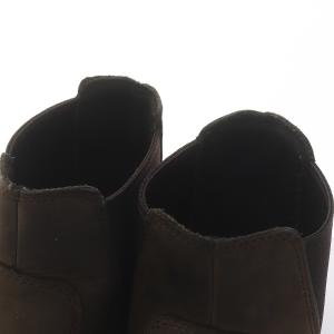 KEEN ELENA CHELSEA サイドゴアブーツ レインブーツ ショート レザー ロゴ US7.5 24.5cm 黒 ブラック