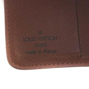 LOUIS VUITTON モノグラム コンパクトジップ 財布 二つ折り ラウンドファスナー 茶色 ブラウン M61667