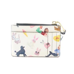 MARC JACOBS sugar SNAPSHOT コインケース カードケース キーリング付 レザー 白 ホワイト M0016606