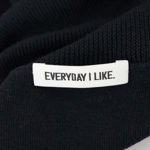 EVERYDAY I LIKE タートルネックニット セーター 長袖 ウール 紺 ネイビー