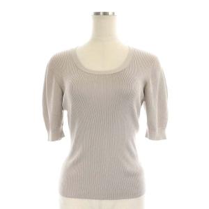 ANAYI 21SS アンサンブル ニット アセテートポリエステルパフスリーブ プルオーバー Vネック カーディガン 長袖 カットソー