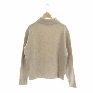 MARGARET HOWELL TWISTED CASHMERE WOOL JUMPER ニット セーター 長袖 カシミヤ ウール 2 ベージュ